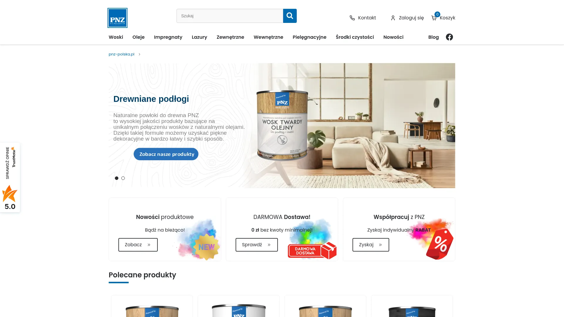 www.sklep.pnz-polska.pl screenshot