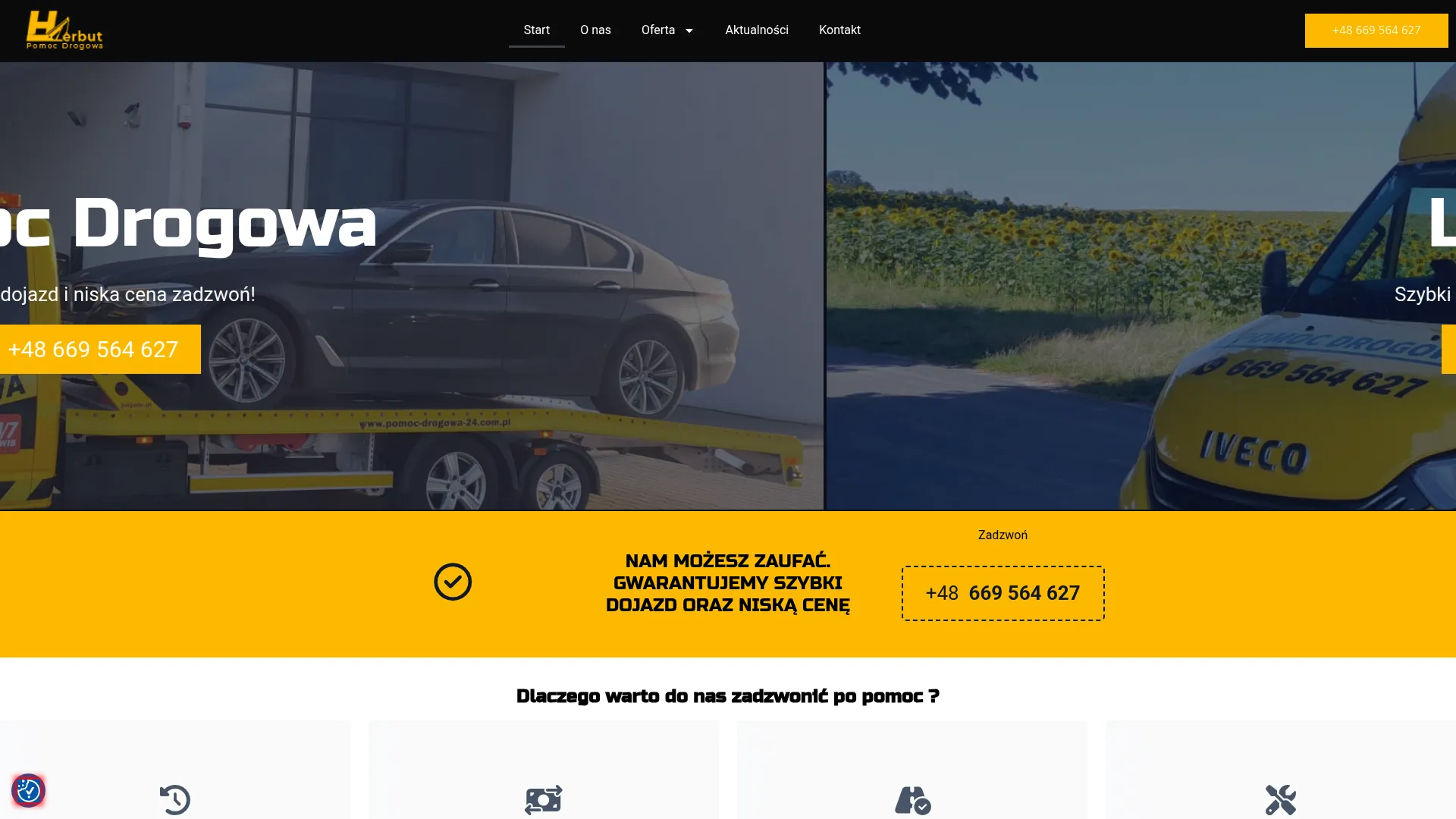 pomoc-drogowa-24.com.pl screenshot