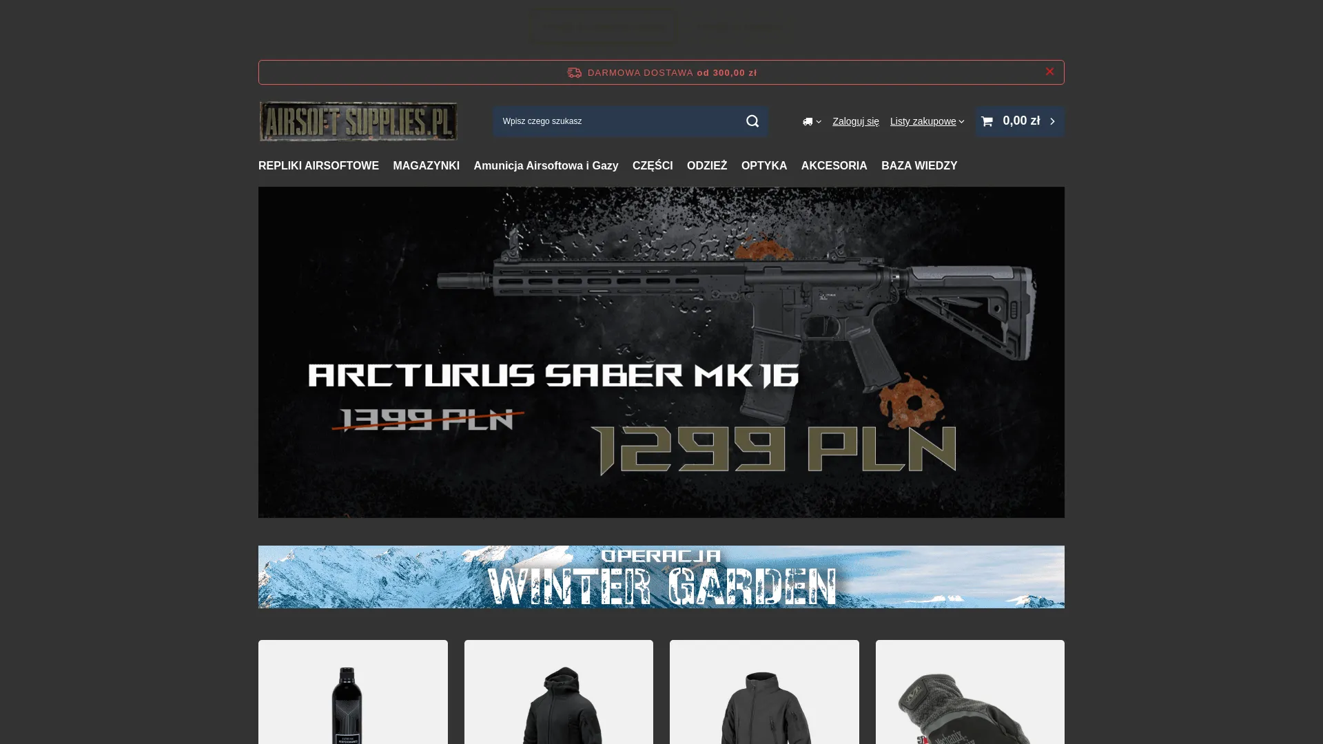 airsoftsupplies.pl screenshot