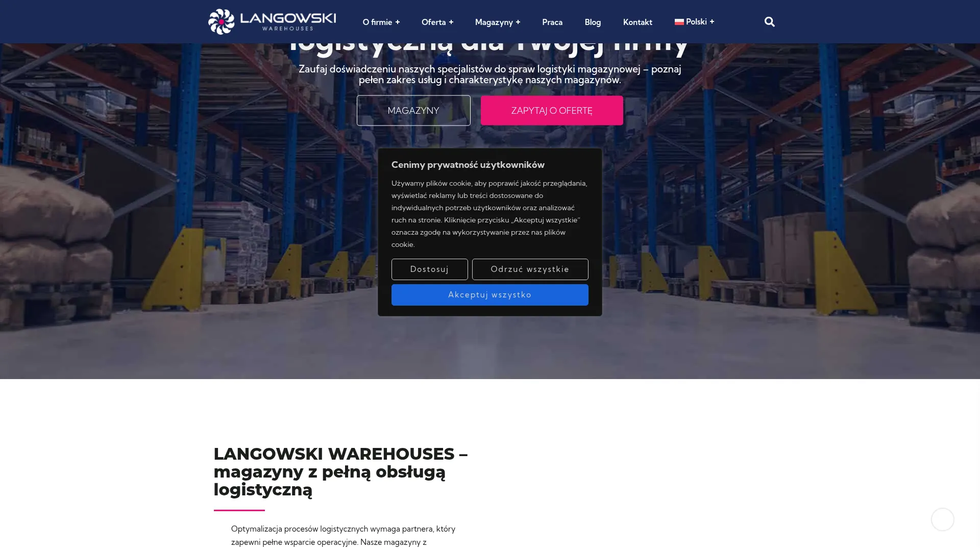 warehouses.langowski.eu screenshot