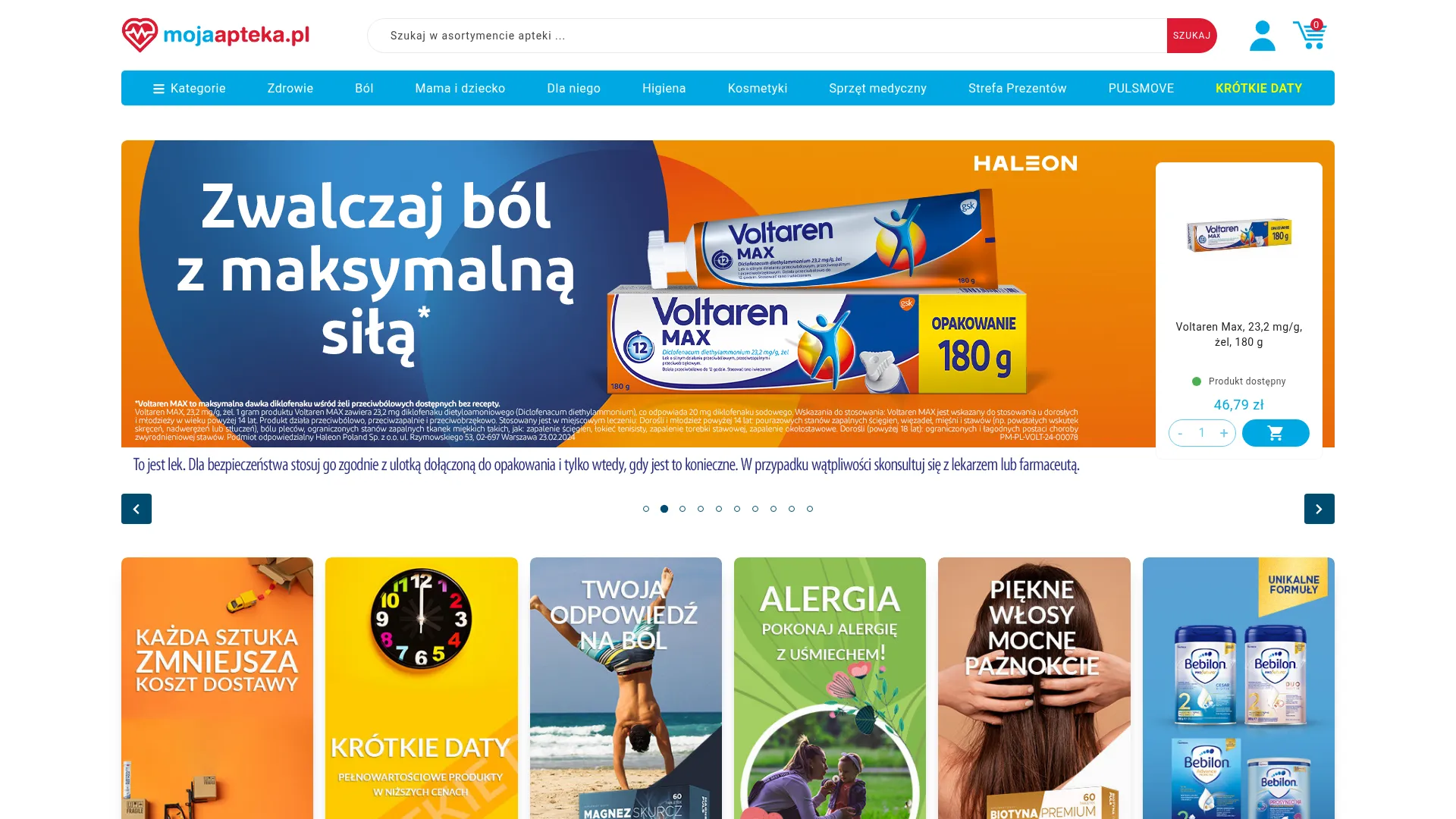 mojaapteka.pl screenshot