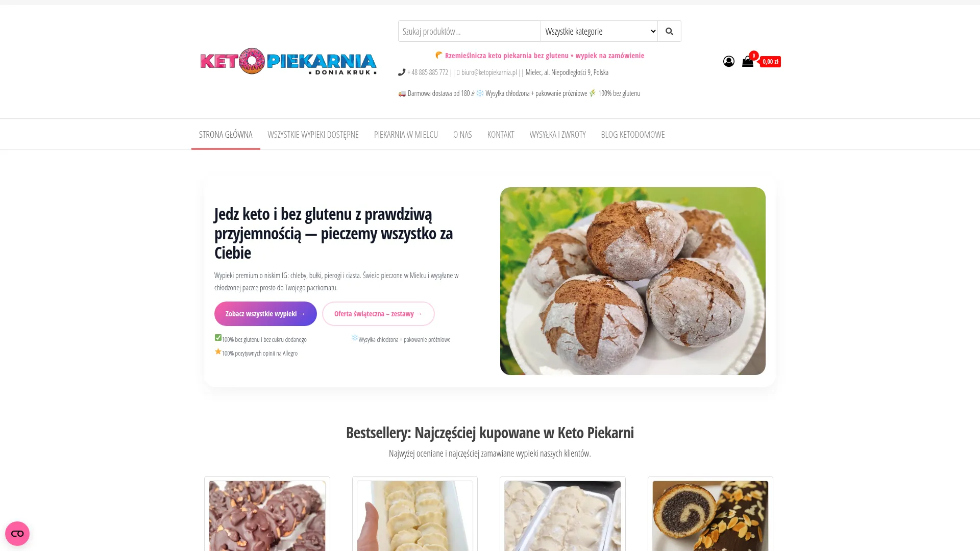 ketopiekarnia.pl screenshot