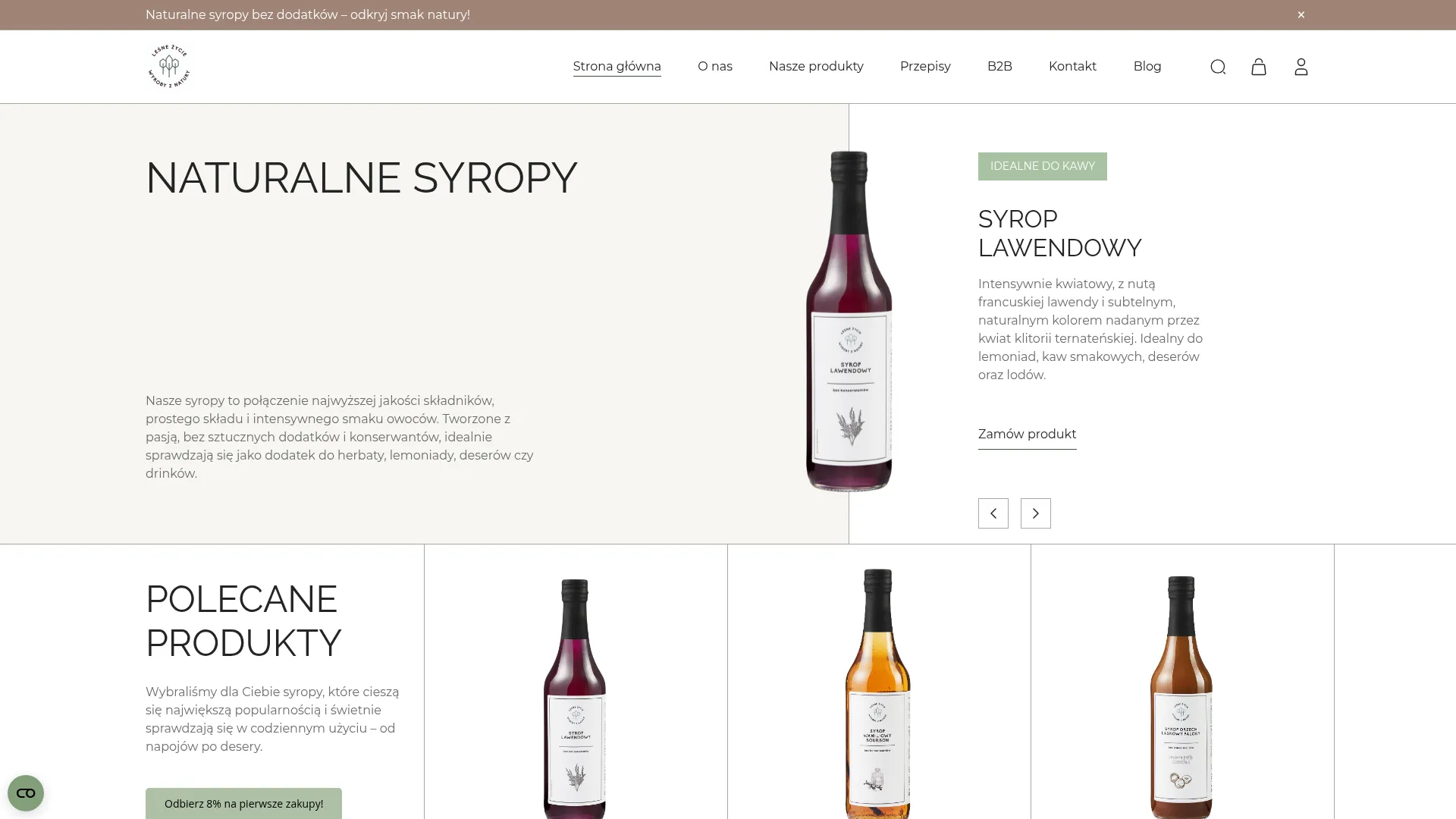 lesnezycie.pl screenshot