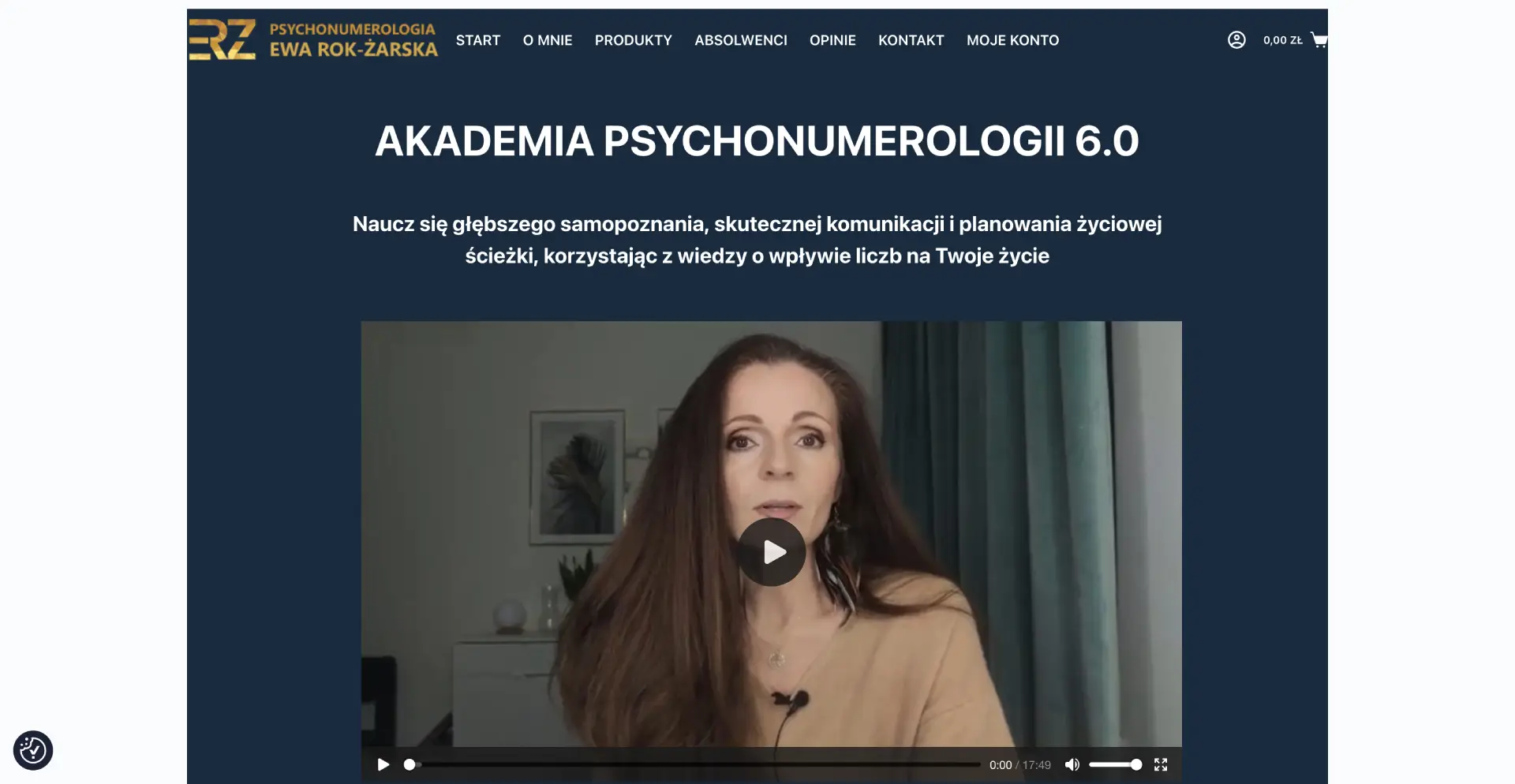 akademia.psychonumerologia.com screenshot